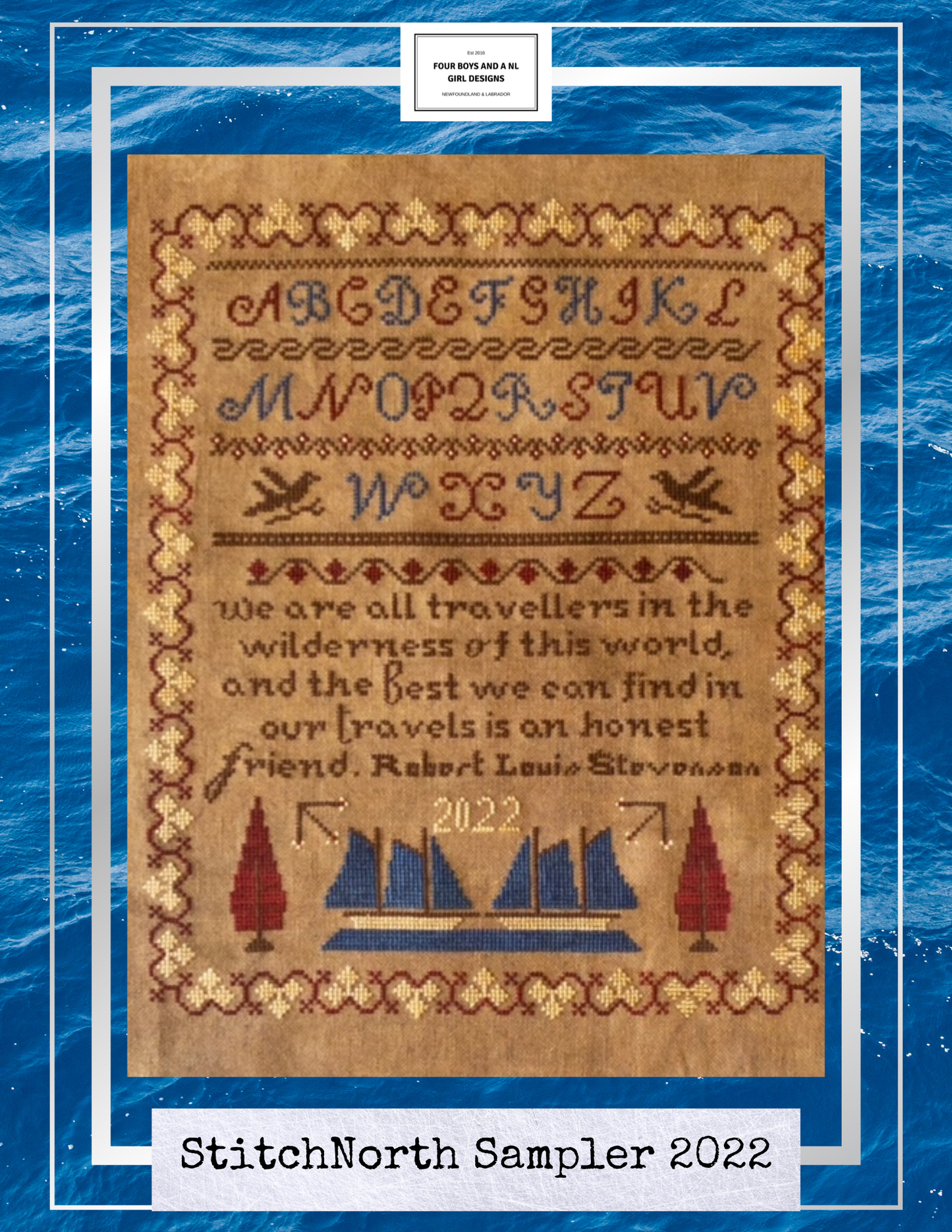 StitchNorth Sampler 2022 - Digital Pattern