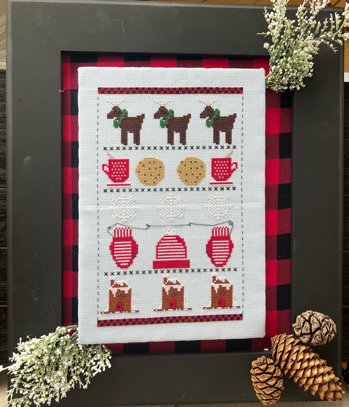 Christmas Joy Band Sampler Cross Stitch Pattern