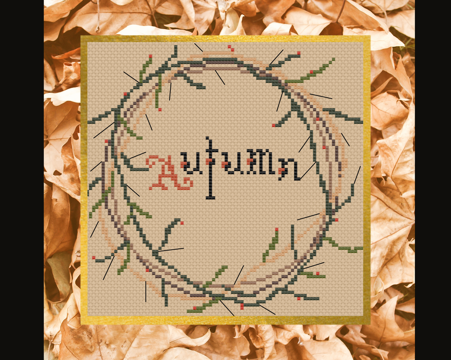 Gothic Autumn Wreath