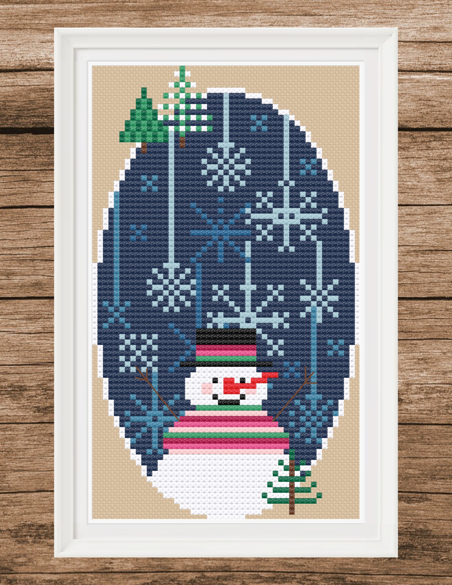 Flossmas 2024 'I Smell Snow Too' Cross Stitch Pattern