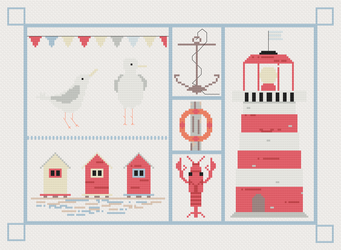 Beside the Sea - DIGITAL Pattern