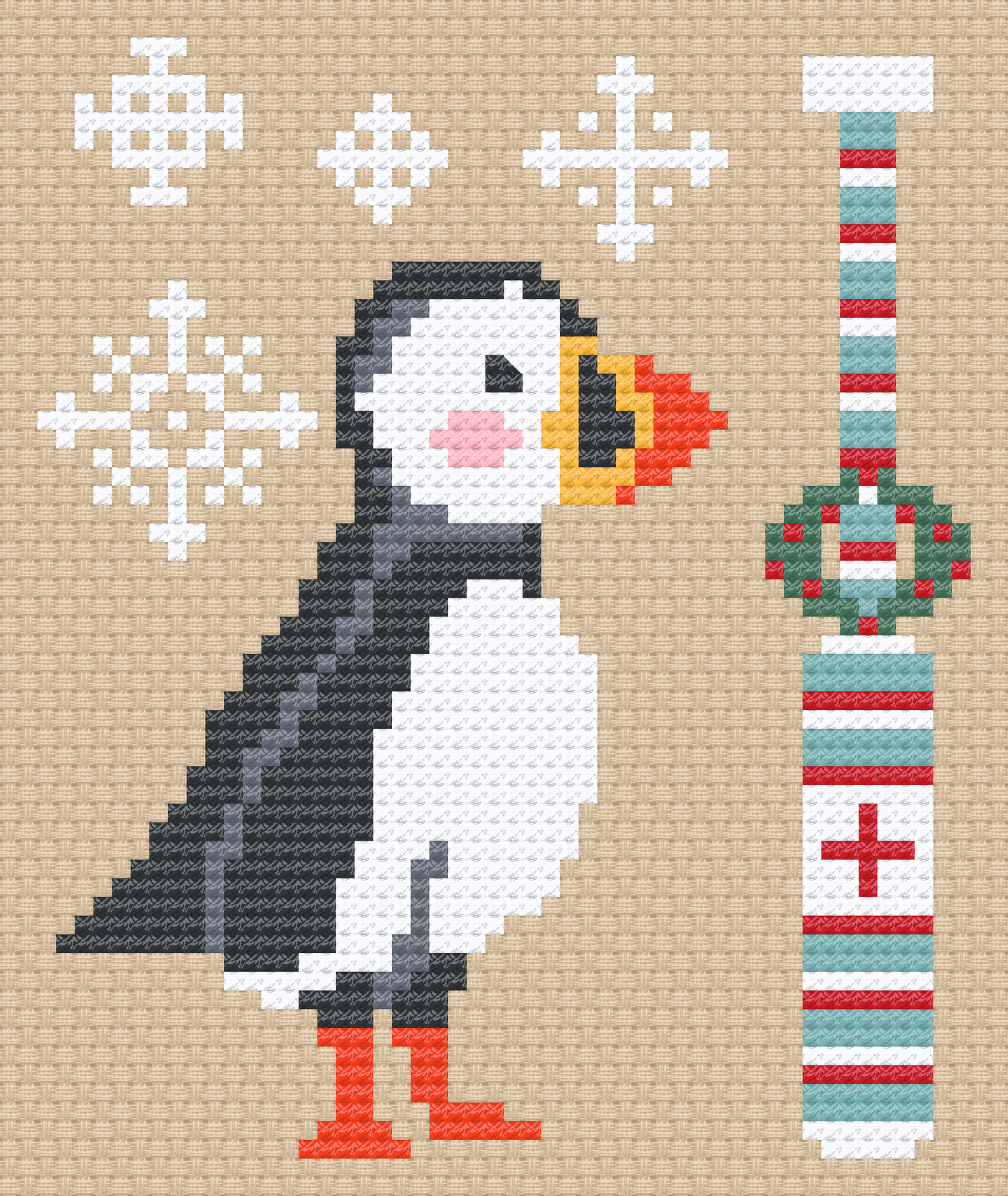 Holiday 2022 Seaside Ornament Patterns