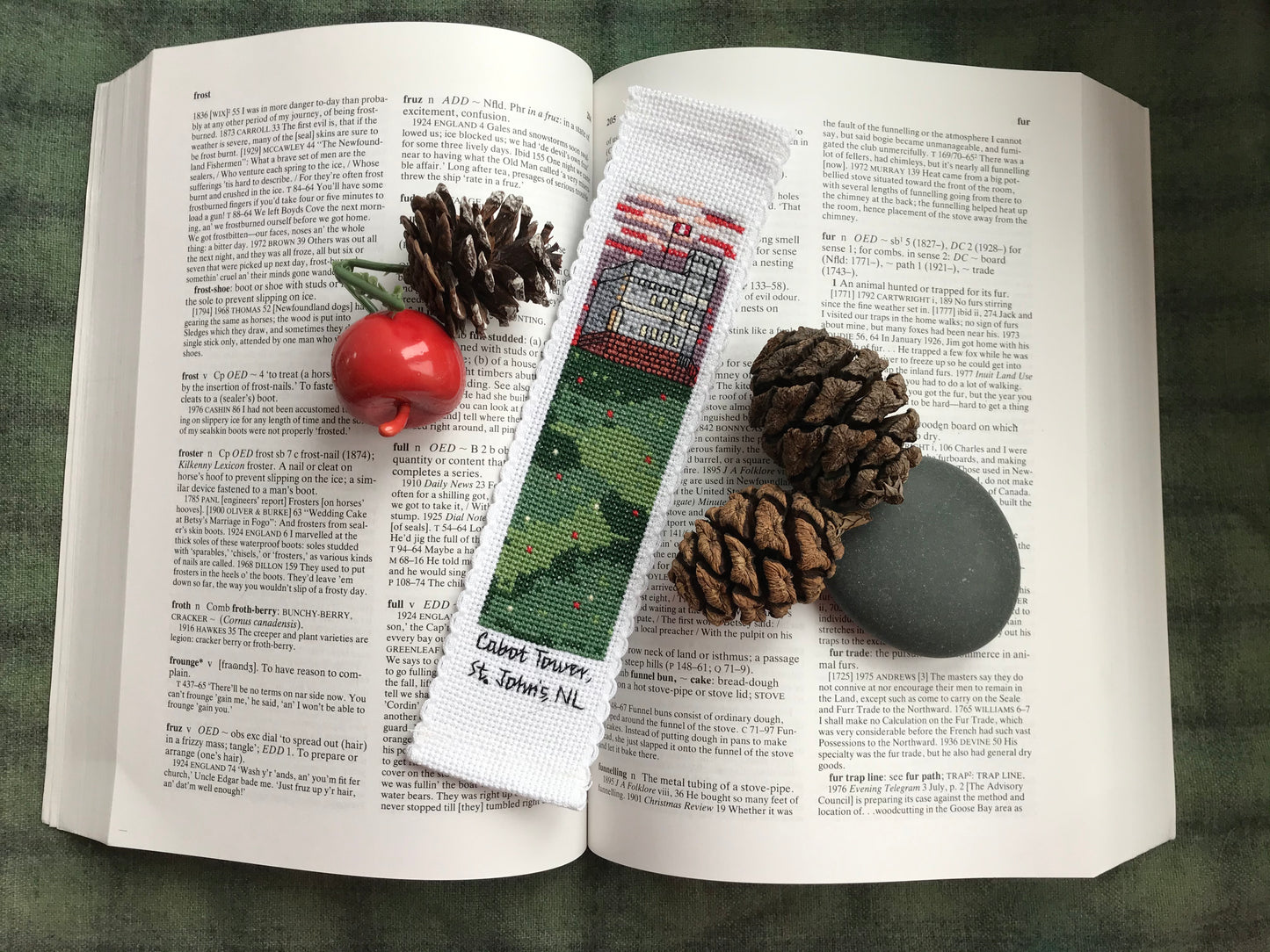 Cabot Tower Bookmark - DIGITAL Pattern