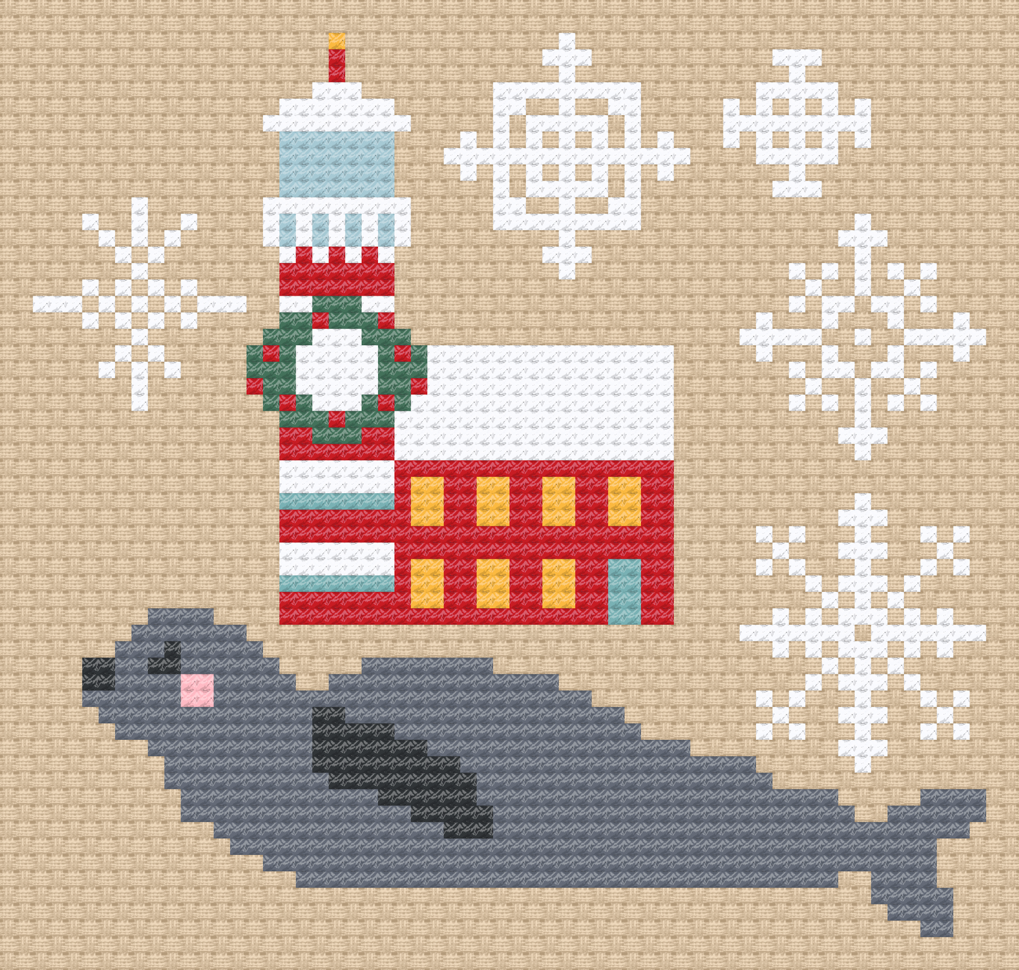 Holiday 2022 Seaside Ornament Patterns