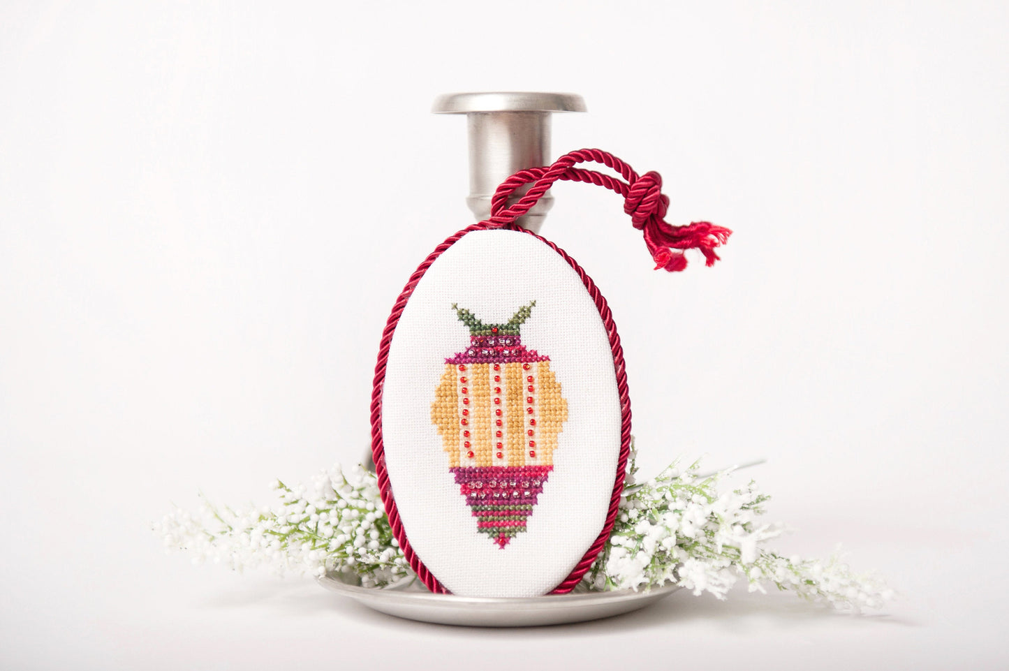 German Inspired Christmas Bauble Ornament - DIGITAL Pattern