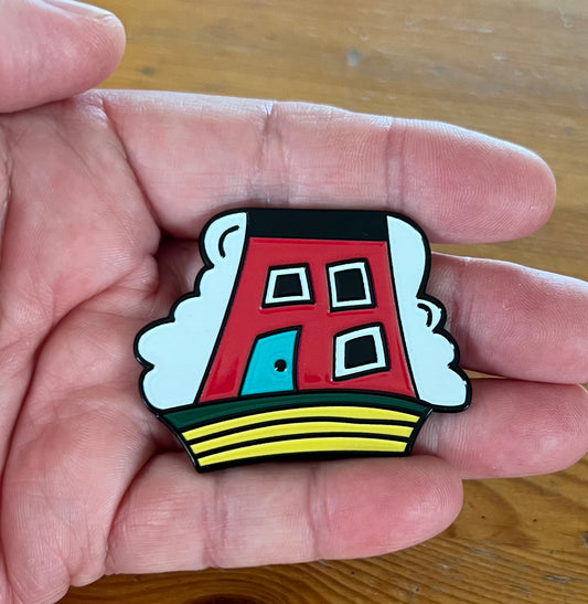 Red Row House and Dory Magnetic Needle Minder