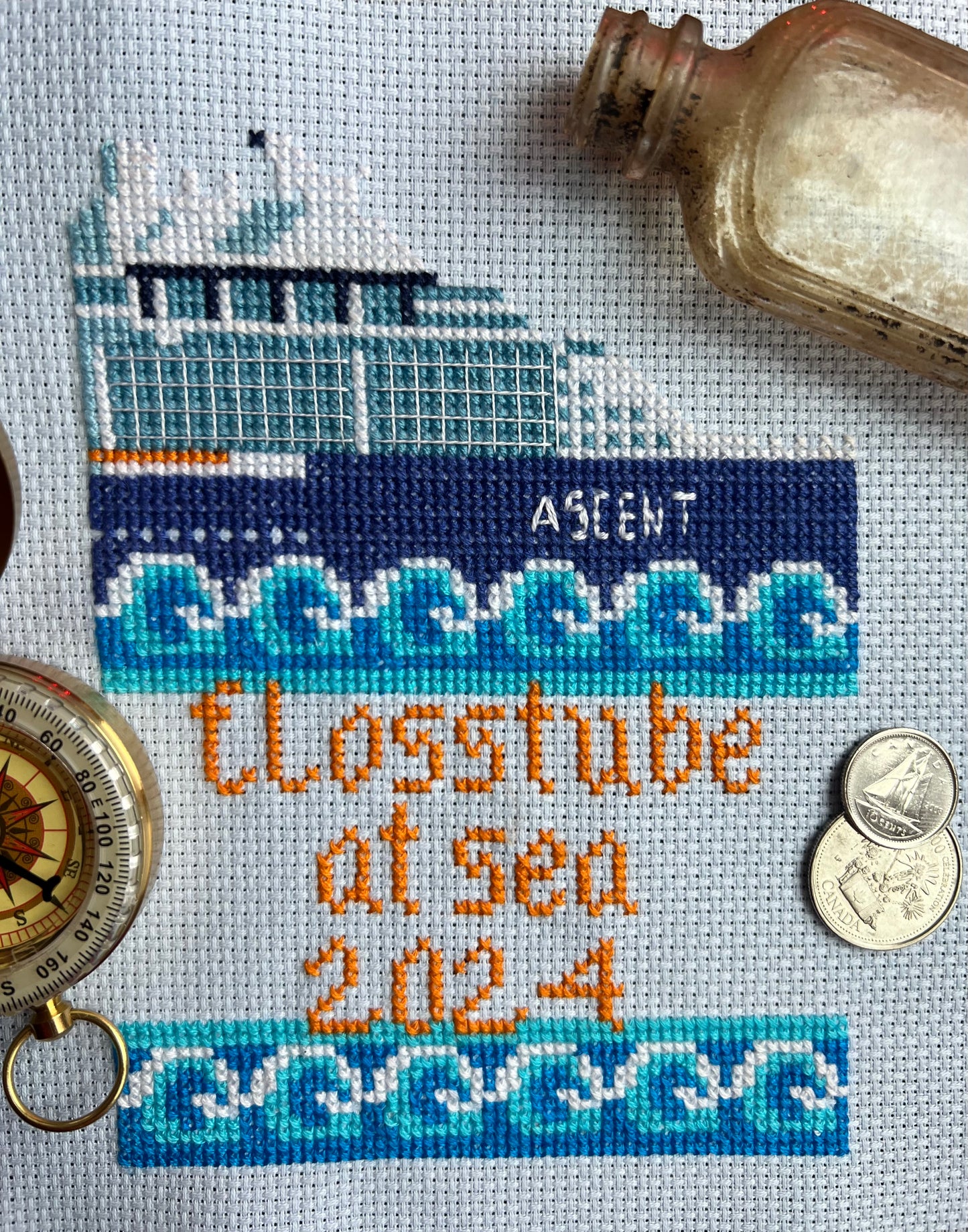 Flosstube at Sea Cruise Ship 2024 Pattern